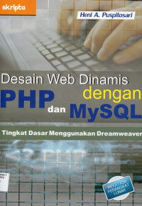Image of Desain Web Dinamis dengan PHP dan MySQL Tingkat Dasar Menggunakan Dreamwearaver