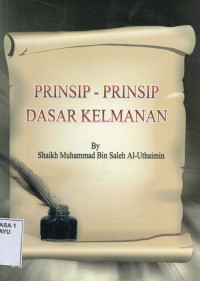 Image of Prinsip Prinsip Dasar Kelmanan
