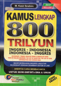 Image of Kamus Lengkap 800 Trilyun Inggris - Indonesia indonesia - Inggris